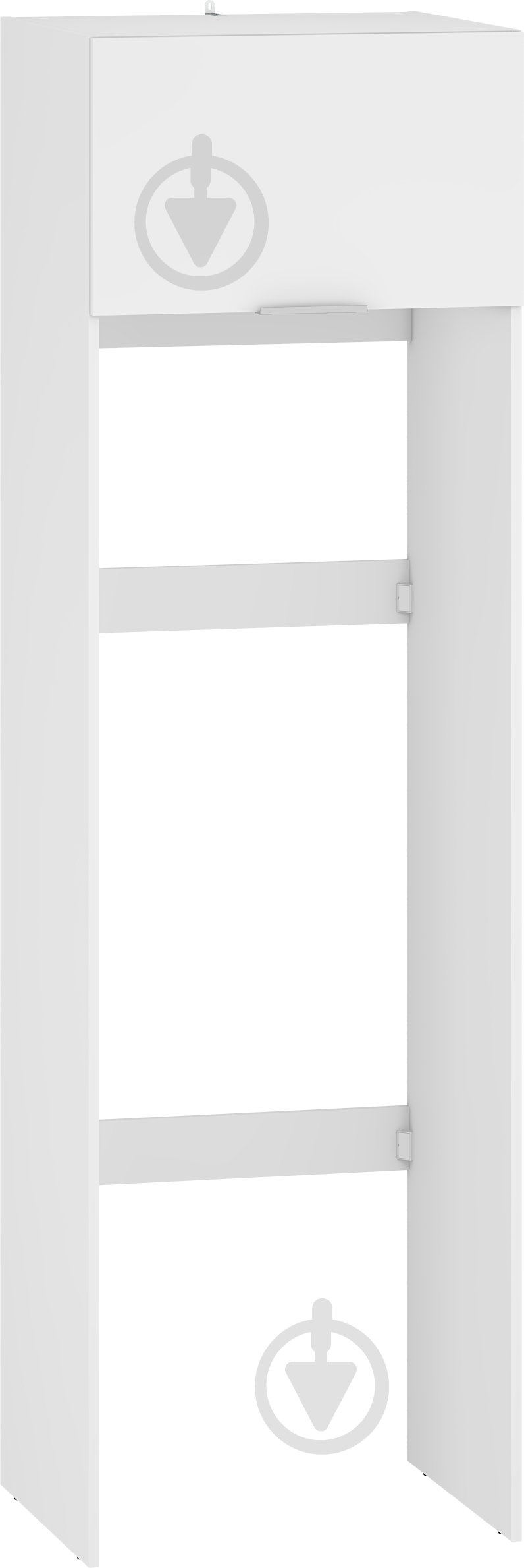 Шафа Грейд Асті Модуль-2 2200х650х578 мм німфея альба / німфея альба - фото 1