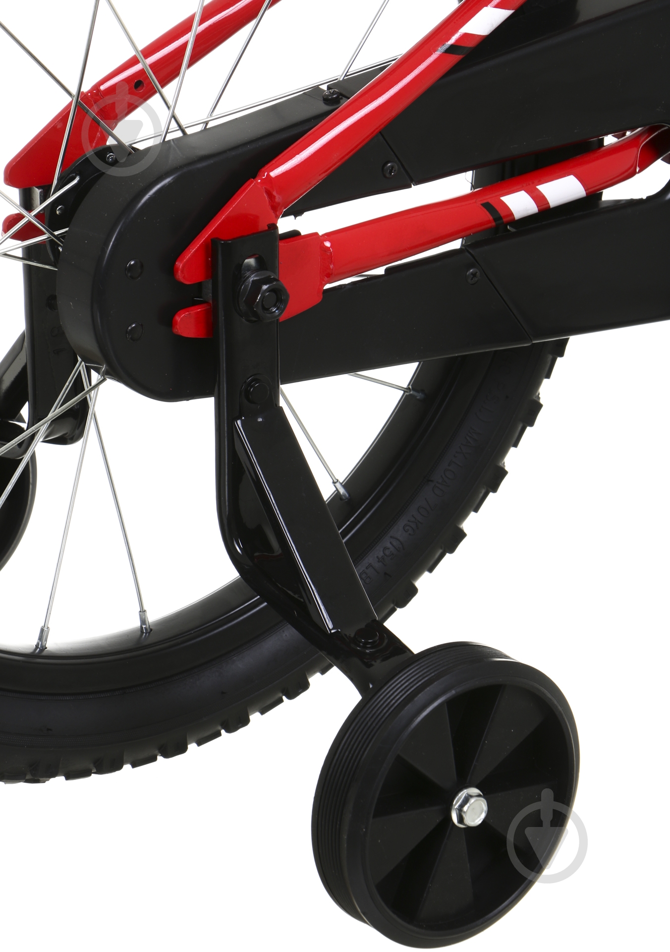 Велосипед UP! (Underprice) 18" 8"(20 см) TURBO-UP-BLACK красный - фото 7