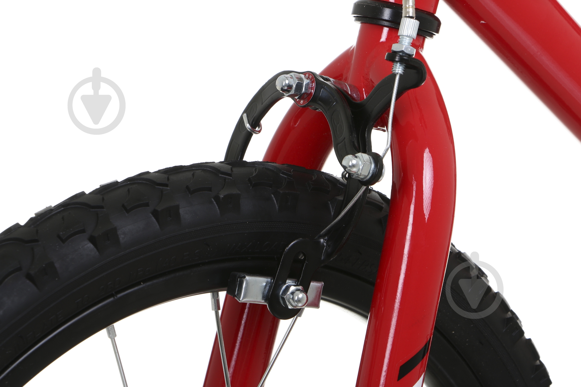 Велосипед UP! (Underprice) 18" 8"(20 см) TURBO-UP-BLACK красный - фото 4