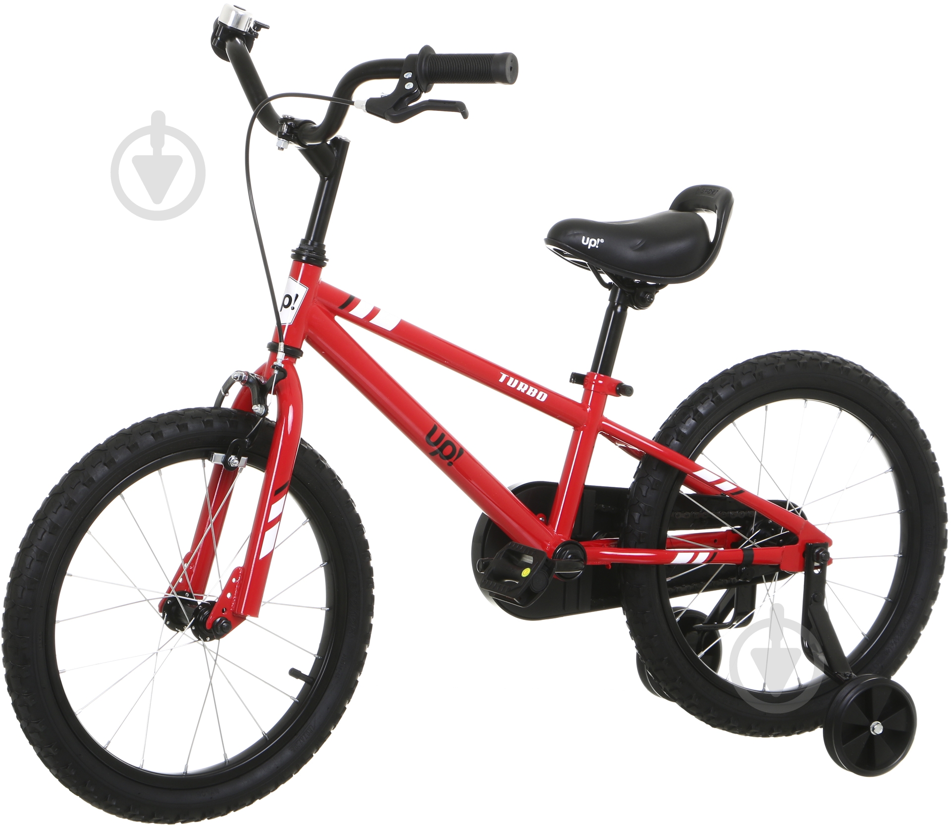 Велосипед UP! (Underprice) 18" 8"(20 см) TURBO-UP-BLACK красный - фото 2