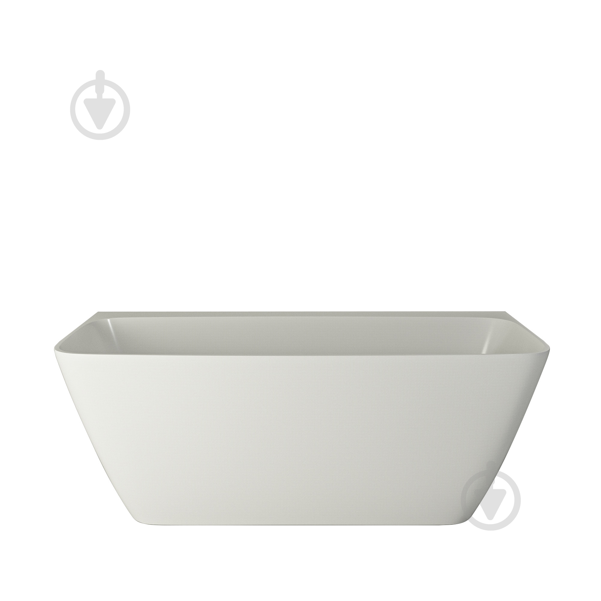 Ванна из искусственного камня Studio Stone Arda 154х72 см - фото 1 Ванна из искусственного камня Studio Stone Arda 154х72 см - фото 1