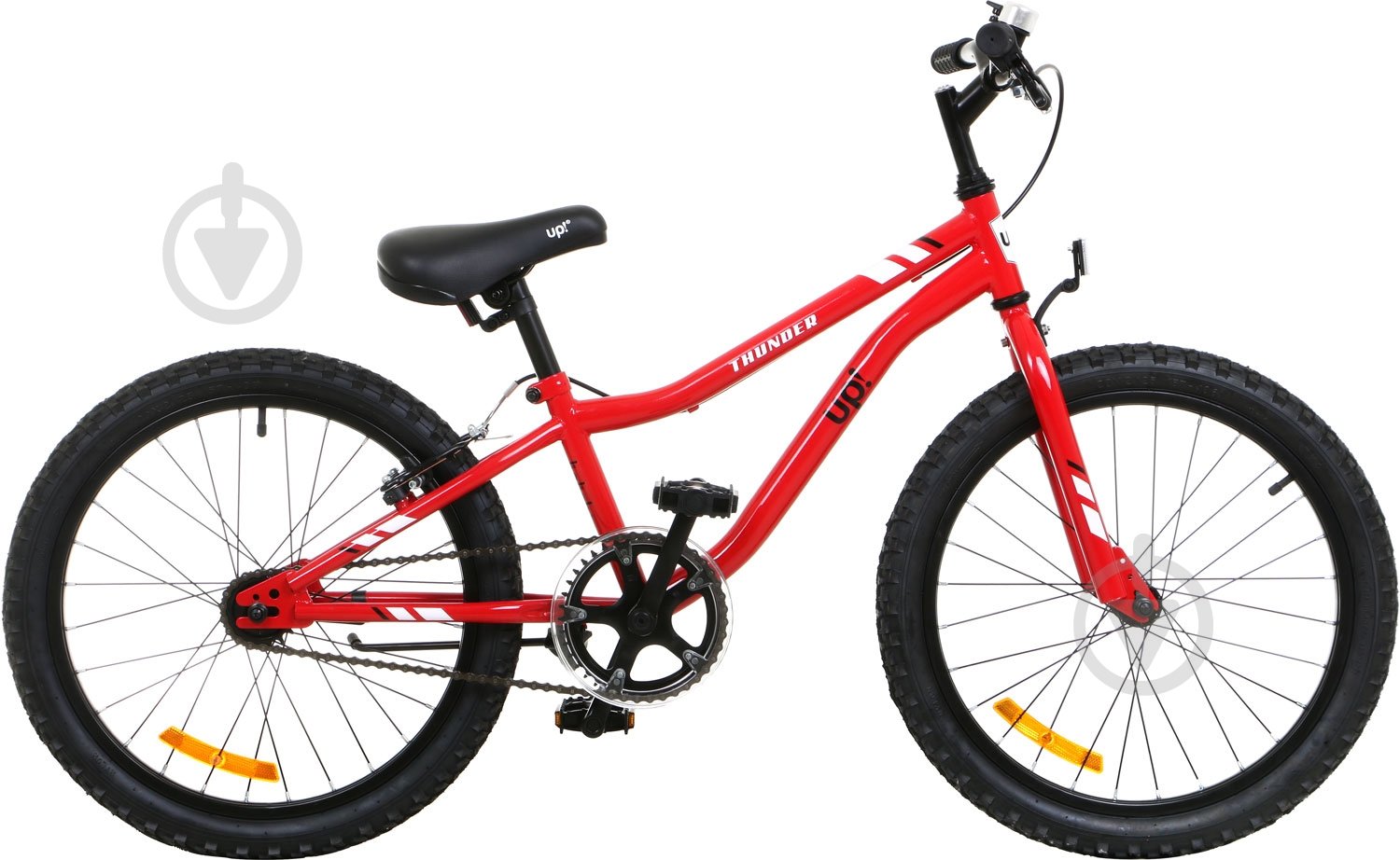 Велосипед UP! (Underprice) 20" 10"(25 см) THUNDER-UP-BLACK красный - фото 2