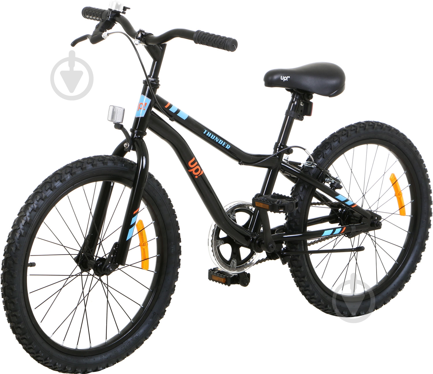 Велосипед UP! (Underprice) 20" 10"(25 см) THUNDER-UP-BLACK голубой - фото 1 Велосипед UP! (Underprice) 20" 10"(25 см) THUNDER-UP-BLACK голубой - фото 1