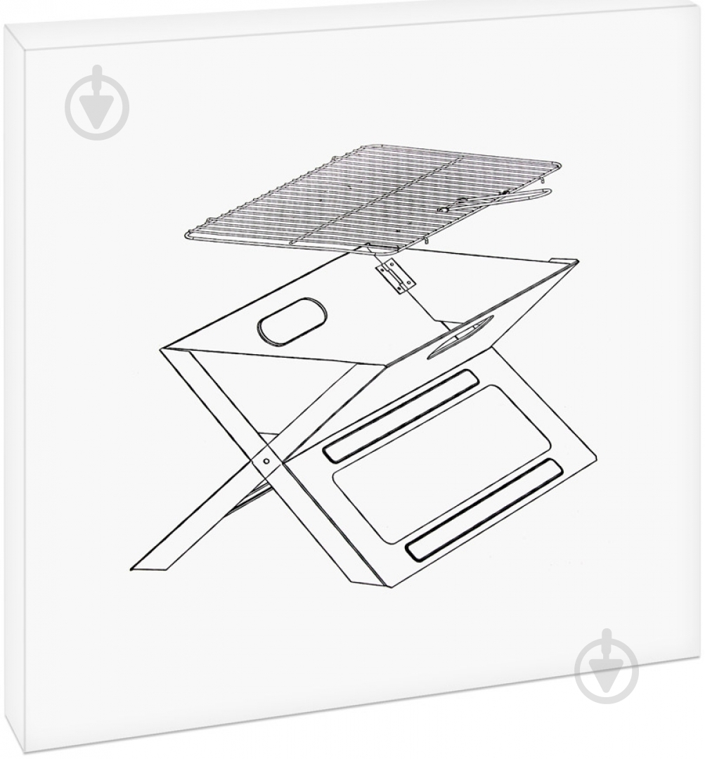 Мангал Time Eco портативный 5014 SS - фото 2 Мангал Time Eco портативный 5014 SS - фото 2