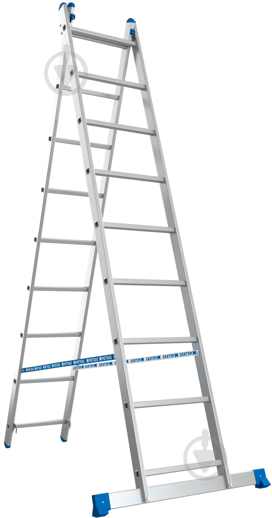 Лестница 2-секционная универсальная Меткас 2х9 - фото 2