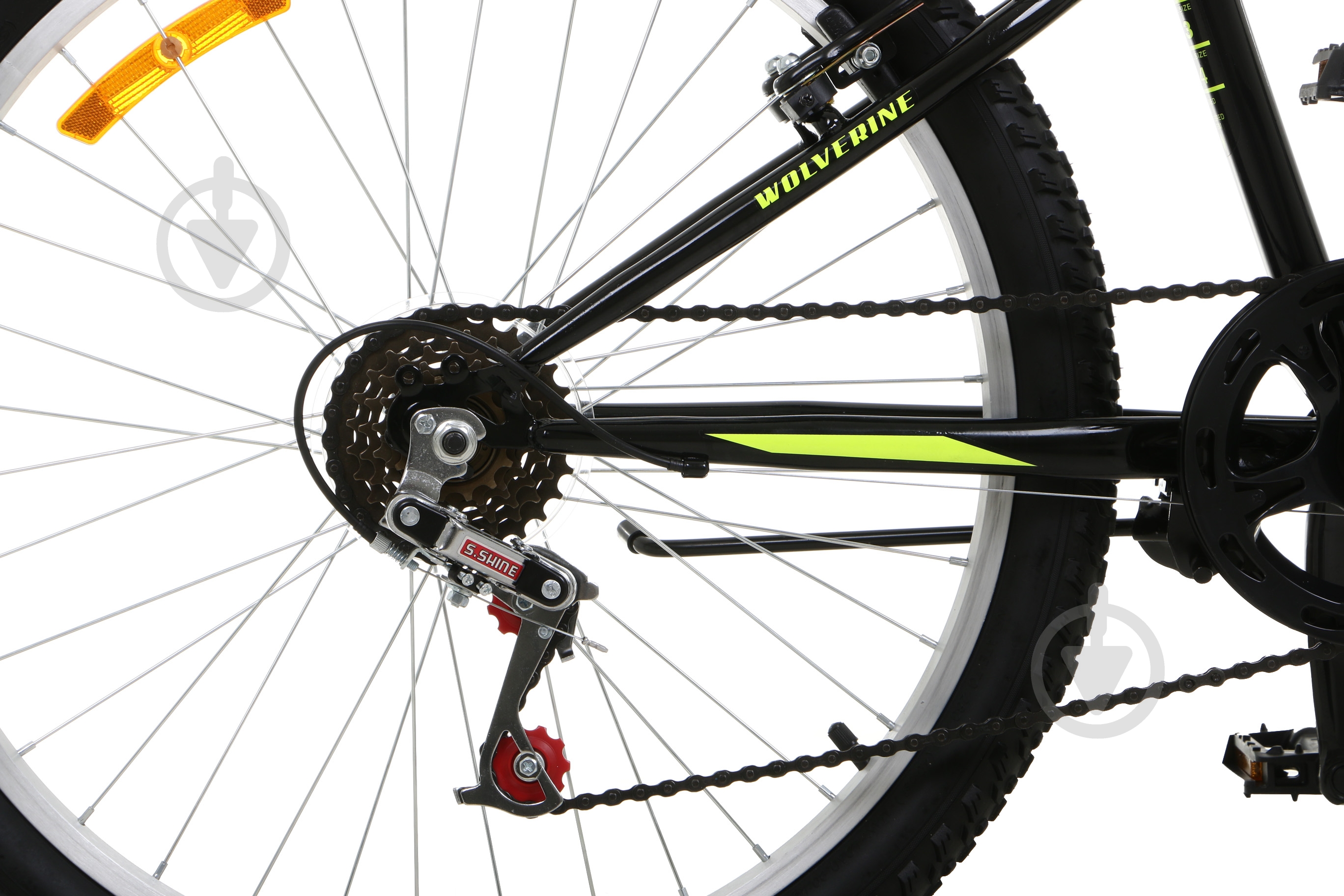 Велосипед UP! (Underprice) 24" 13"(33 см) Wolverine WOLVERINE-UP-BLACK черный - фото 5