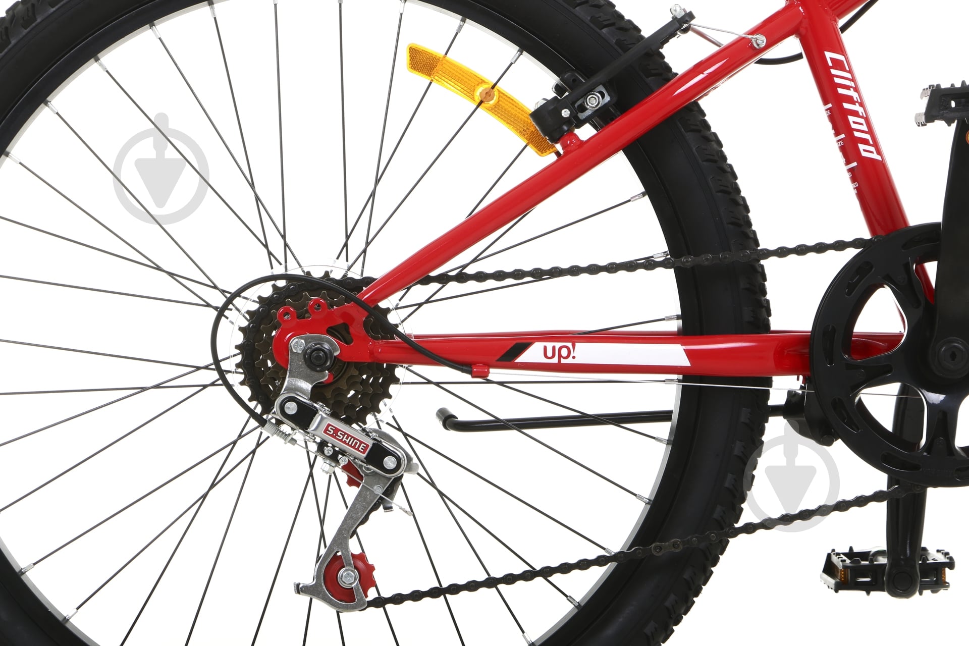 Велосипед UP! (Underprice) 24" 12"(30 см) CLIFFORD CLIFFORD-UP-RED красный - фото 3