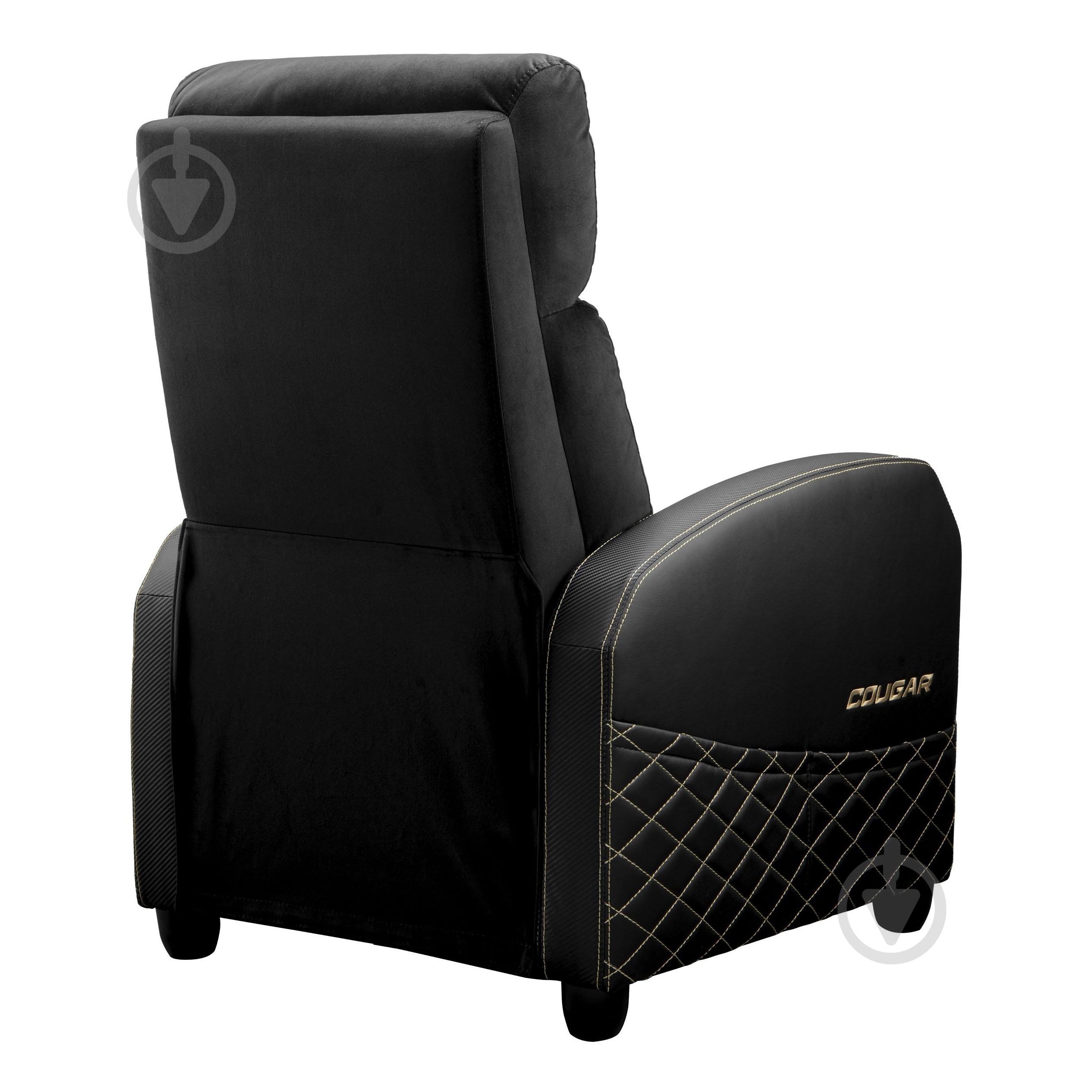 Крісло ігрове Cougar RANGER ELITE GOLD дихаюча тканина чорний - фото 7