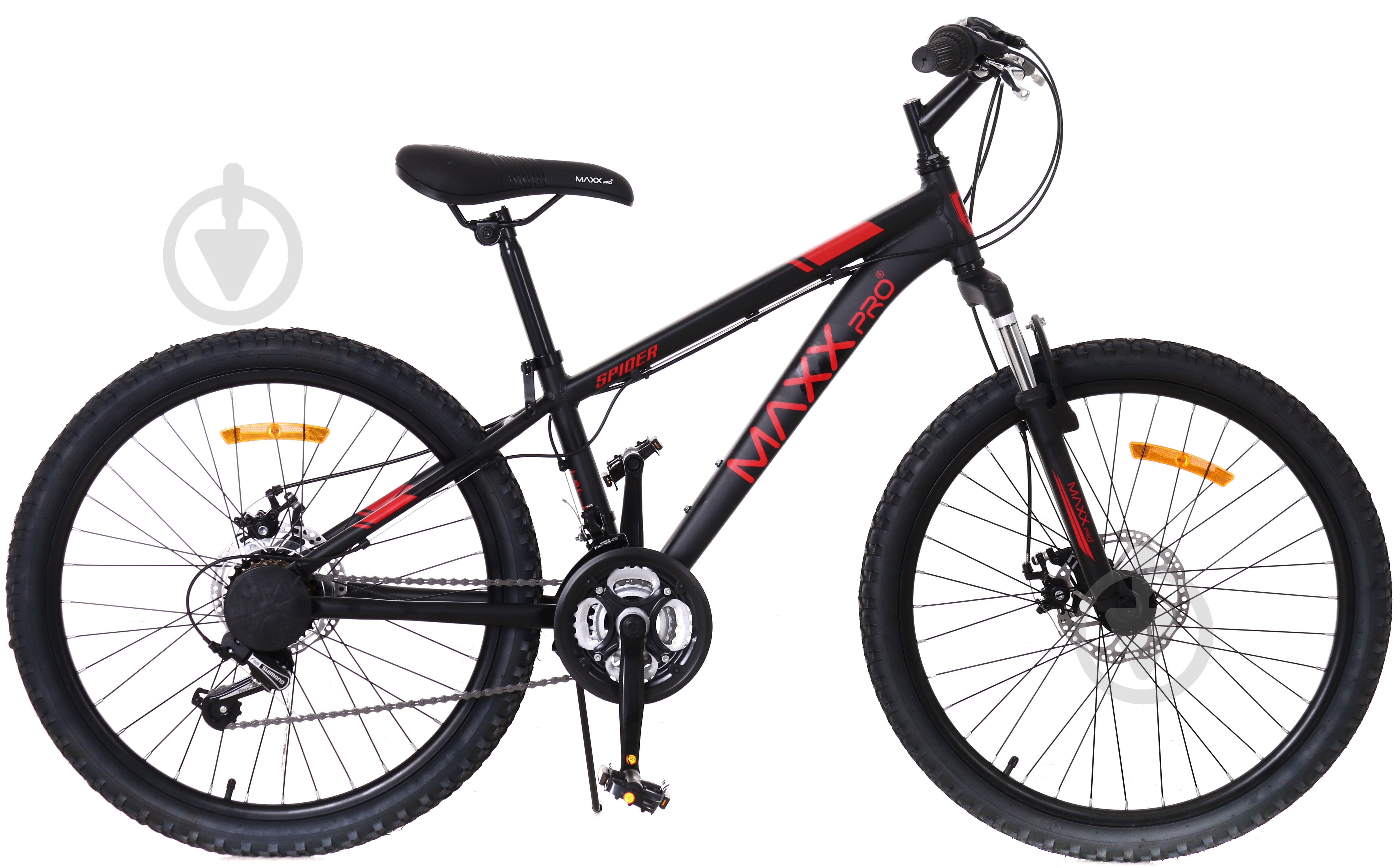 Велосипед 24" MaxxPro черный SPIDER-MAXX - фото 2 Велосипед 24" MaxxPro черный SPIDER-MAXX - фото 2