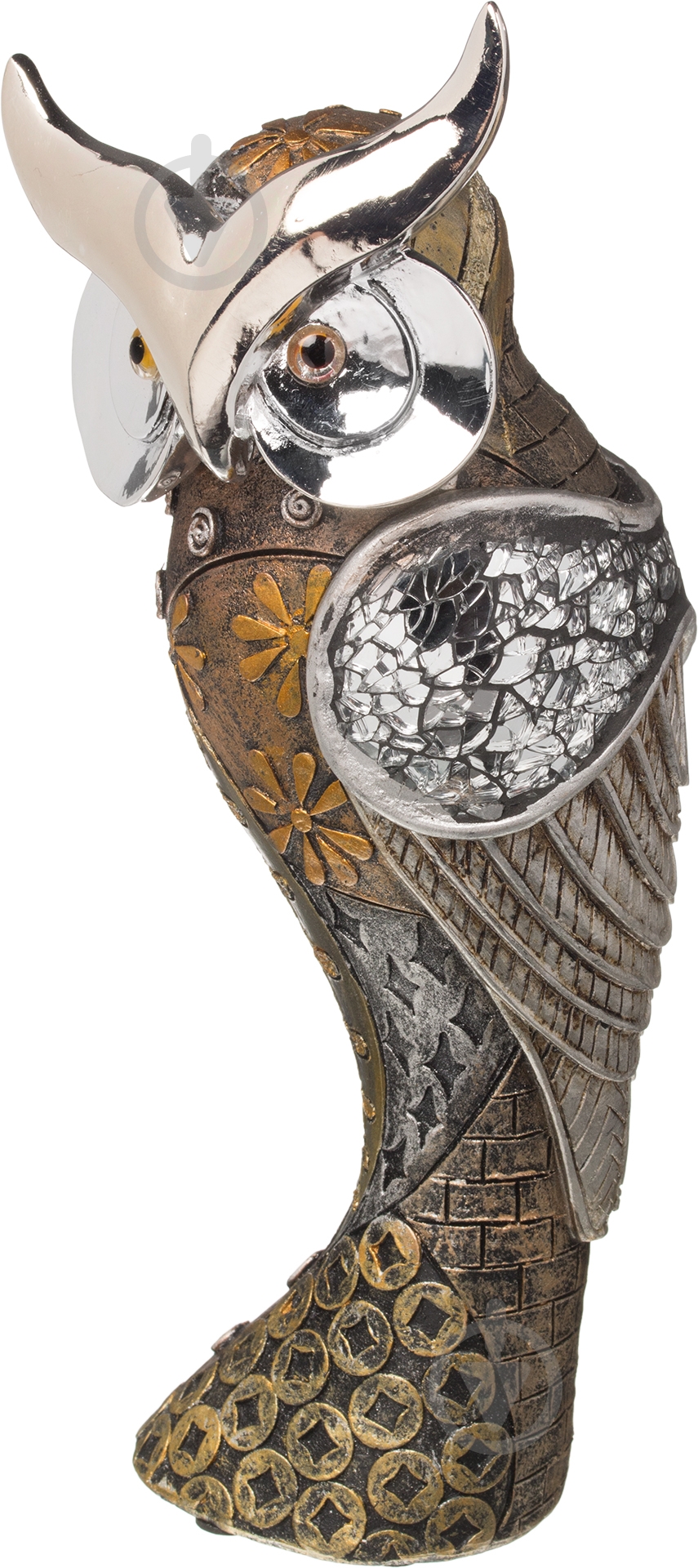 Статуэтка мудрая сова LH-1139 23 см бронзовый - фото 2