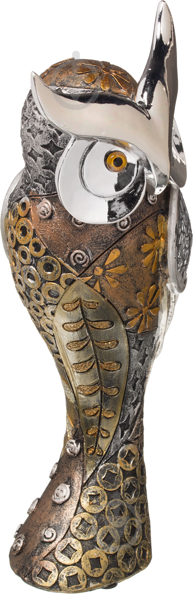 Статуэтка мудрая сова LH-1139 23 см бронзовый - фото 3