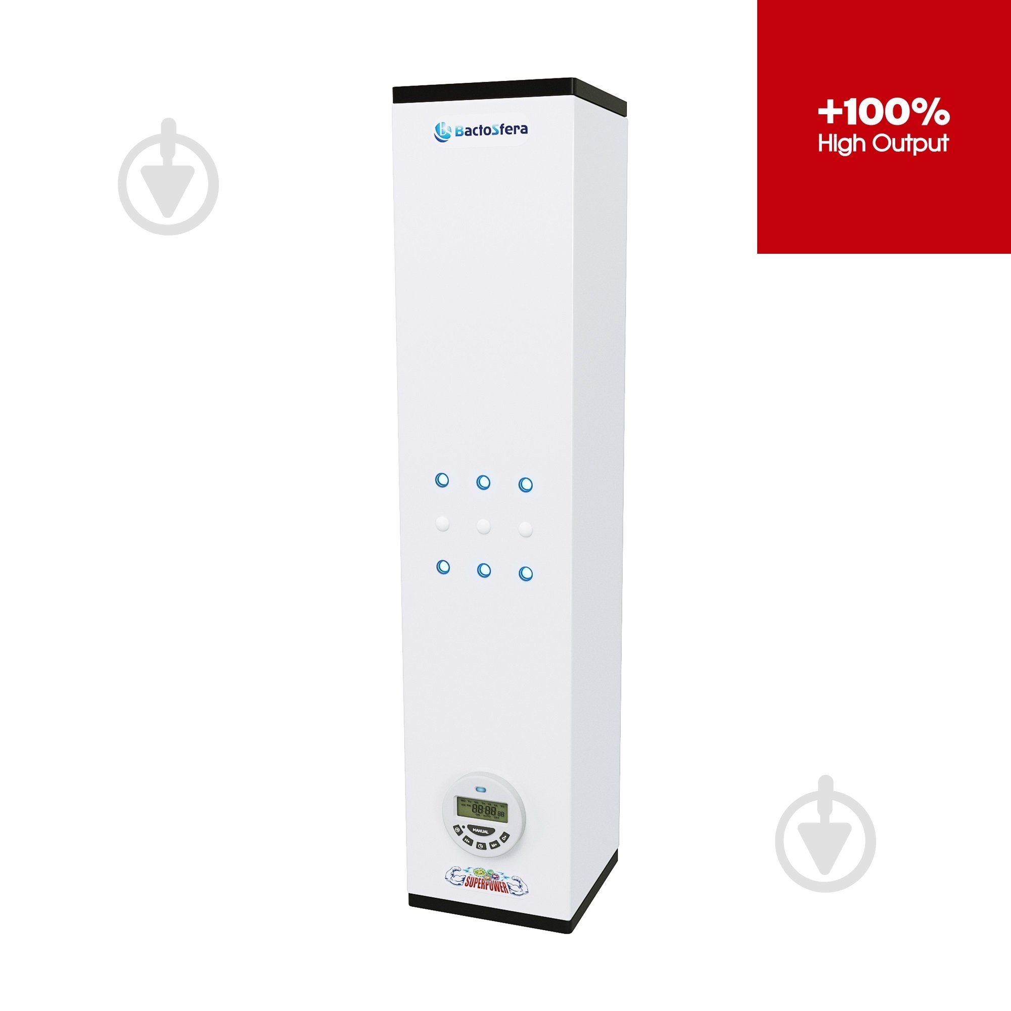 Рециркулятор бактерицидный BactoSfera ORBB 25x6 Vertical SUPERPOWER + 100% - фото 2