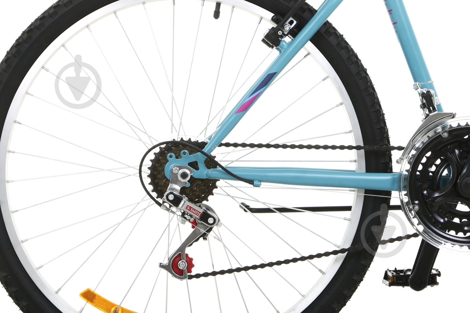 Велосипед UP! (Underprice) 26" 17"(43 см) WAVEWMS-UP-TURQUOISE бирюзовый - фото 5