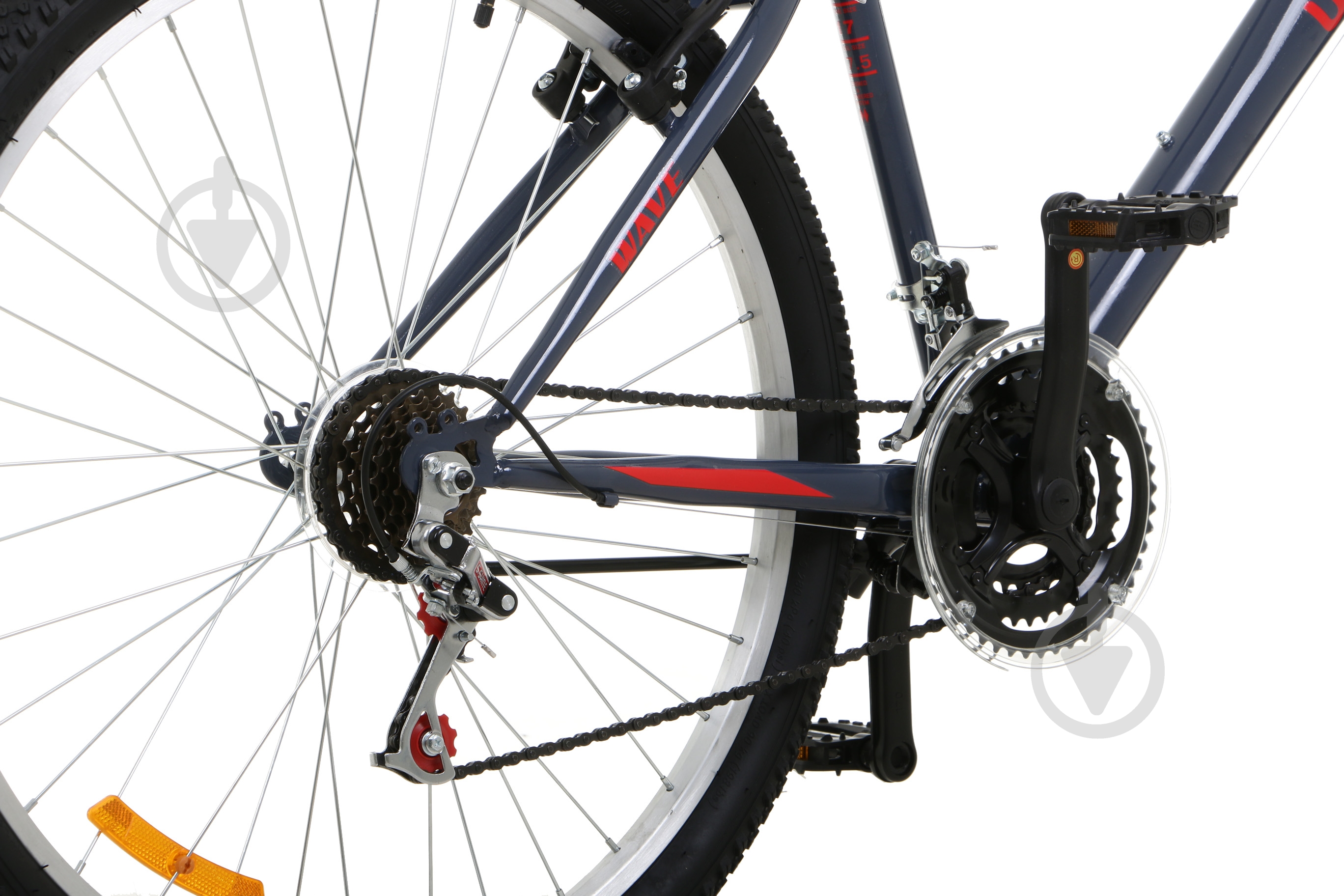 Велосипед UP! (Underprice) 27,5" 17"(43 см) WAVE-UP-GREY серый - фото 3