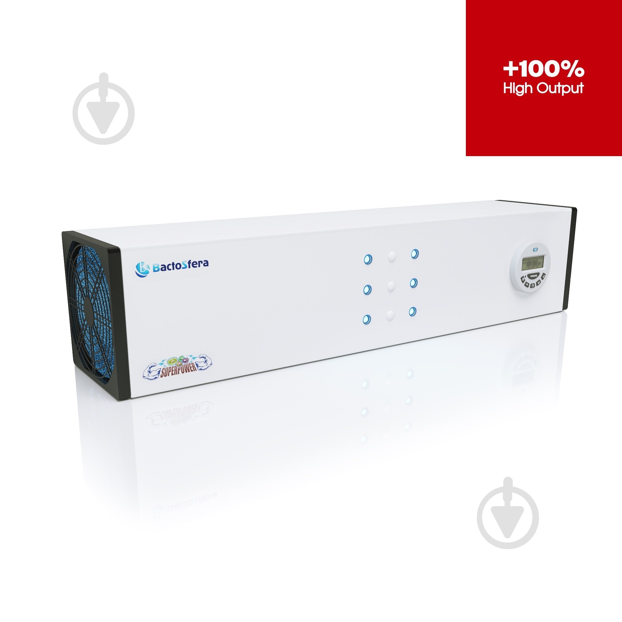 Рециркулятор бактерицидный BactoSfera ORBB 25x6 Gorizont SUPERPOWER + 100% - фото 2