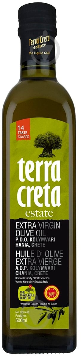 Олія оливкова TERRA CRETA Marasca Extra Virgin 500 мл - фото 1