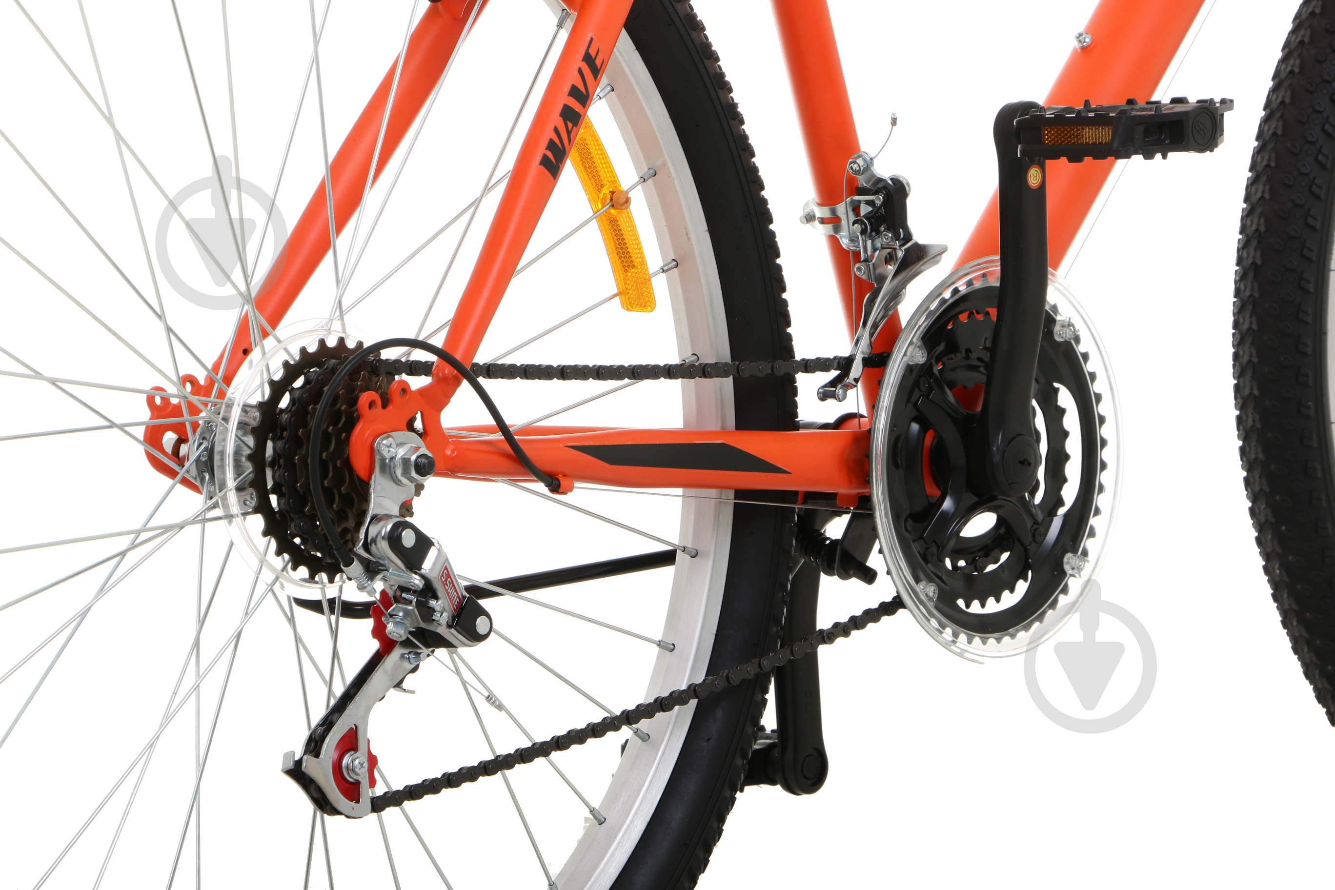 Велосипед UP! (Underprice) 27,5" 19"(48 см) WAVE-UP-ORANGE оранжевый - фото 3