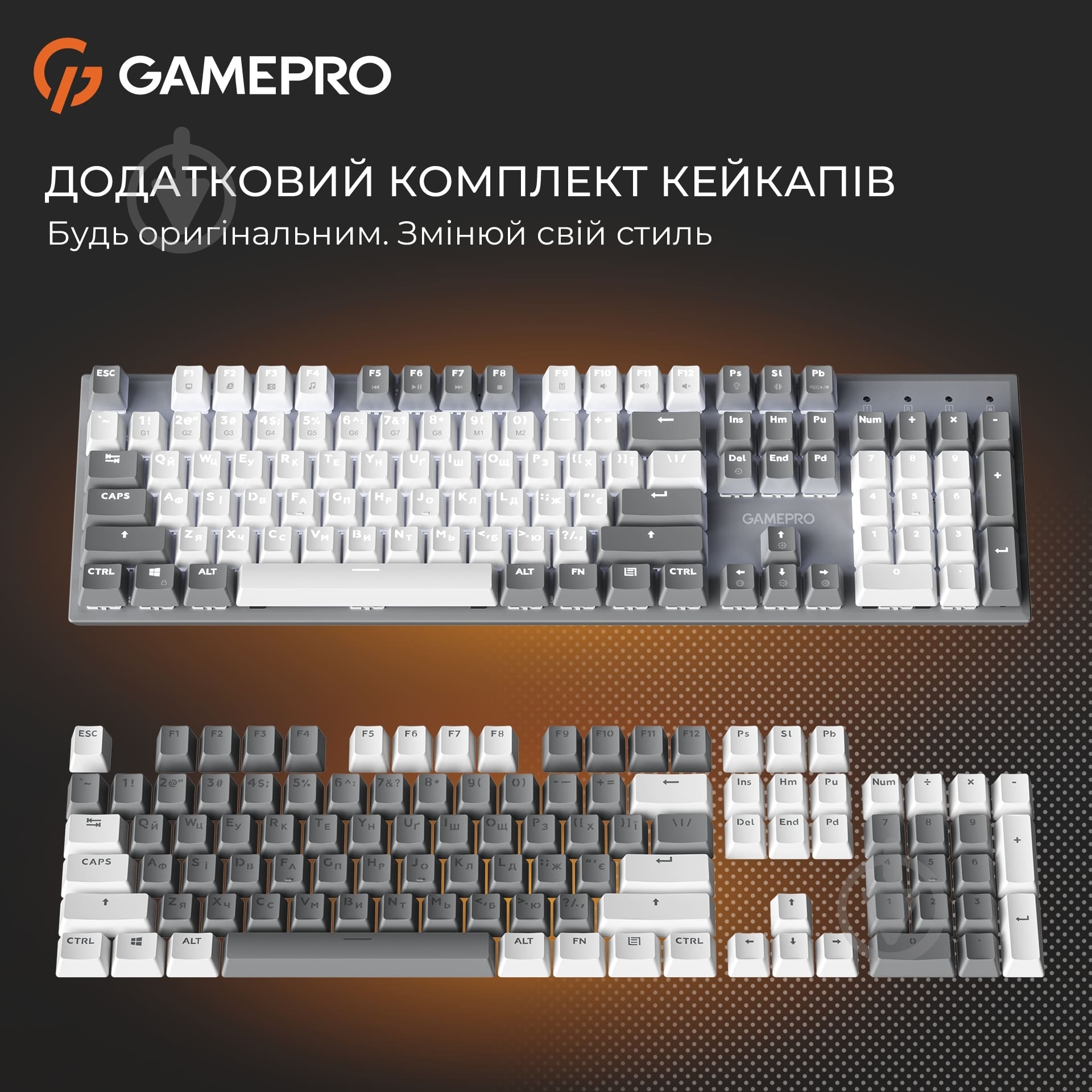 Клавіатура ігрова GamePro Genesis Metallic (MK144G) grey - фото 15