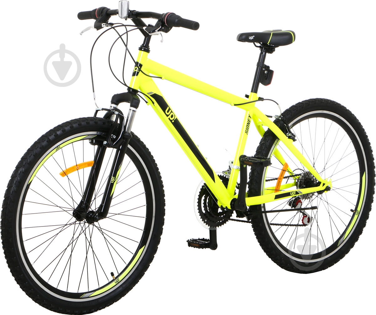 Велосипед UP! (Underprice) 26" 16"(41 см) SIDNEY-UP-YELLOW желтый - фото 1 Велосипед UP! (Underprice) 26" 16"(41 см) SIDNEY-UP-YELLOW желтый - фото 1