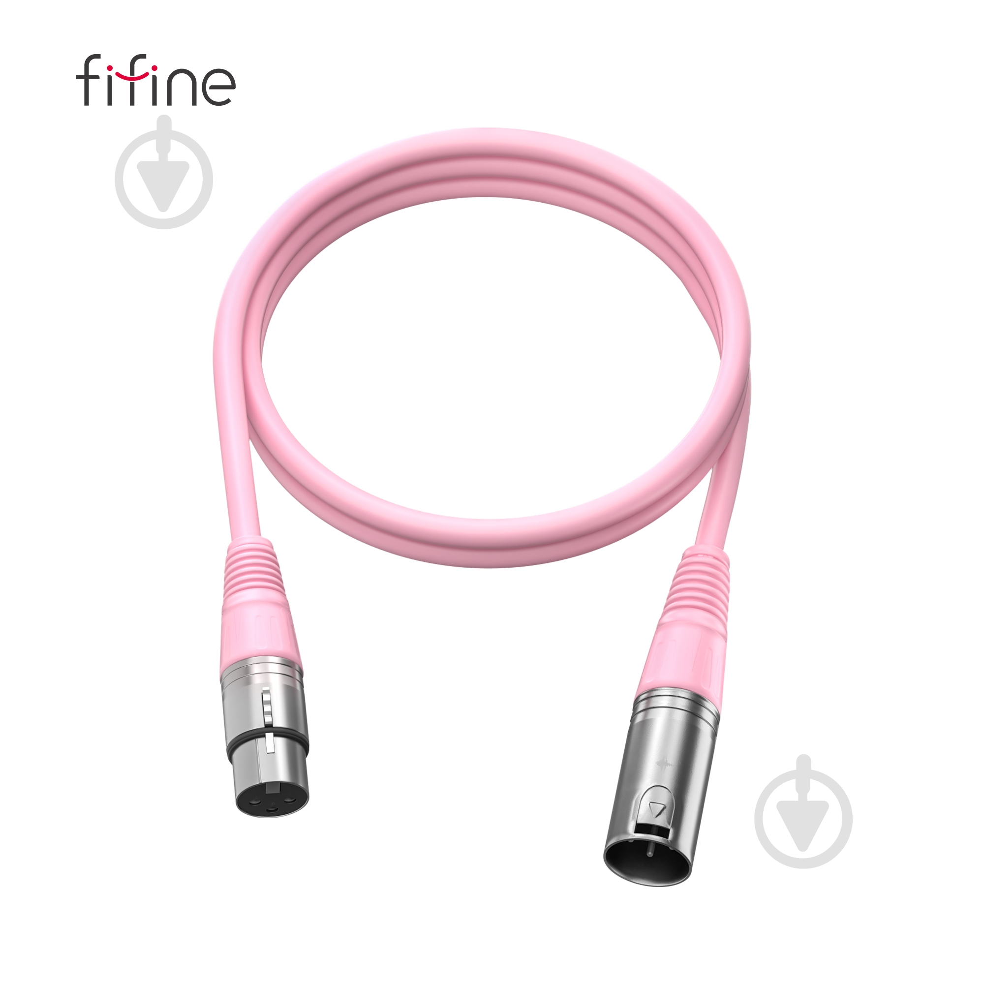 Кабель микрофонный FIFINE L9CP XLR Male to Femal 1,8m Pink (L9CP) - фото 4