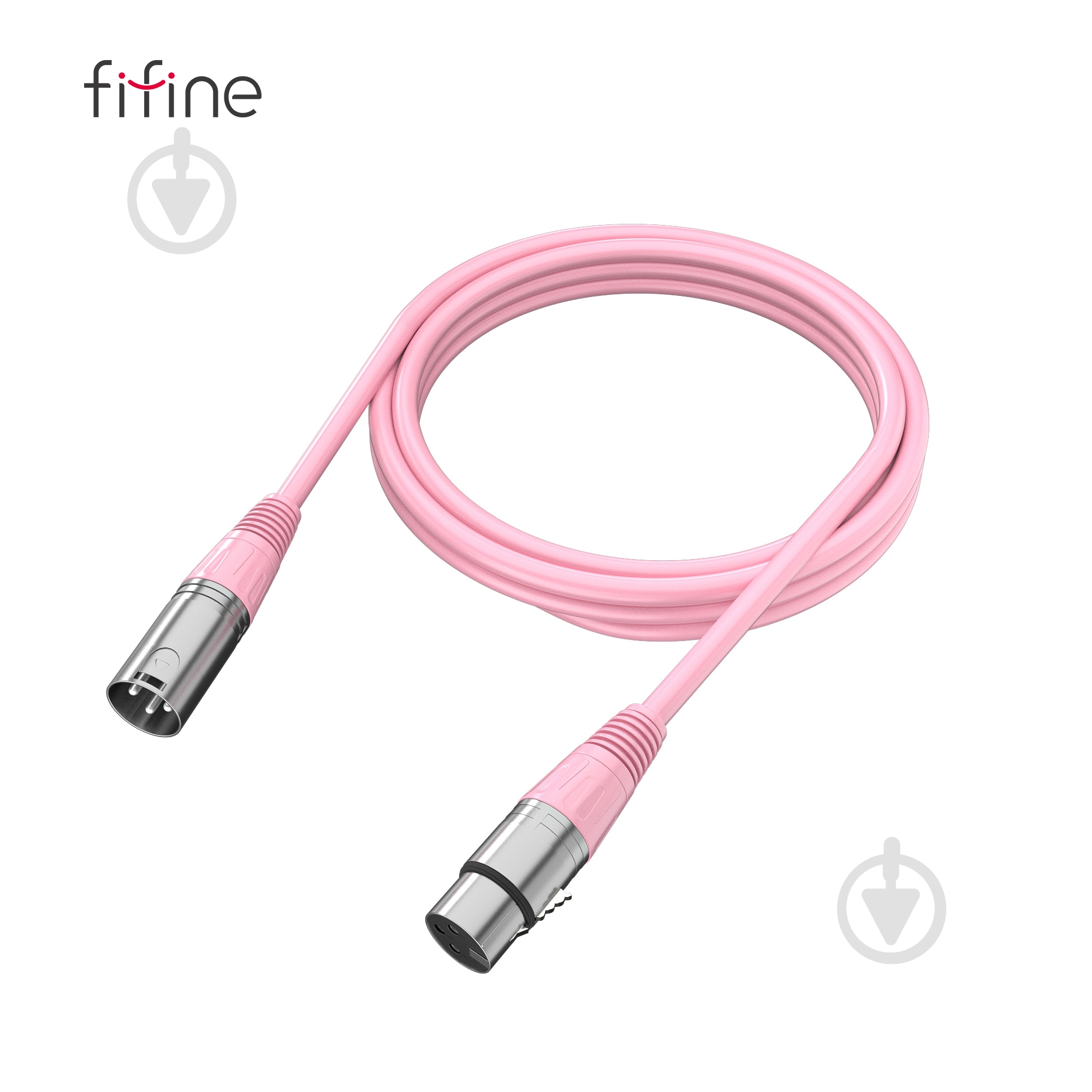 Кабель микрофонный FIFINE L9CP XLR Male to Femal 1,8m Pink (L9CP) - фото 5