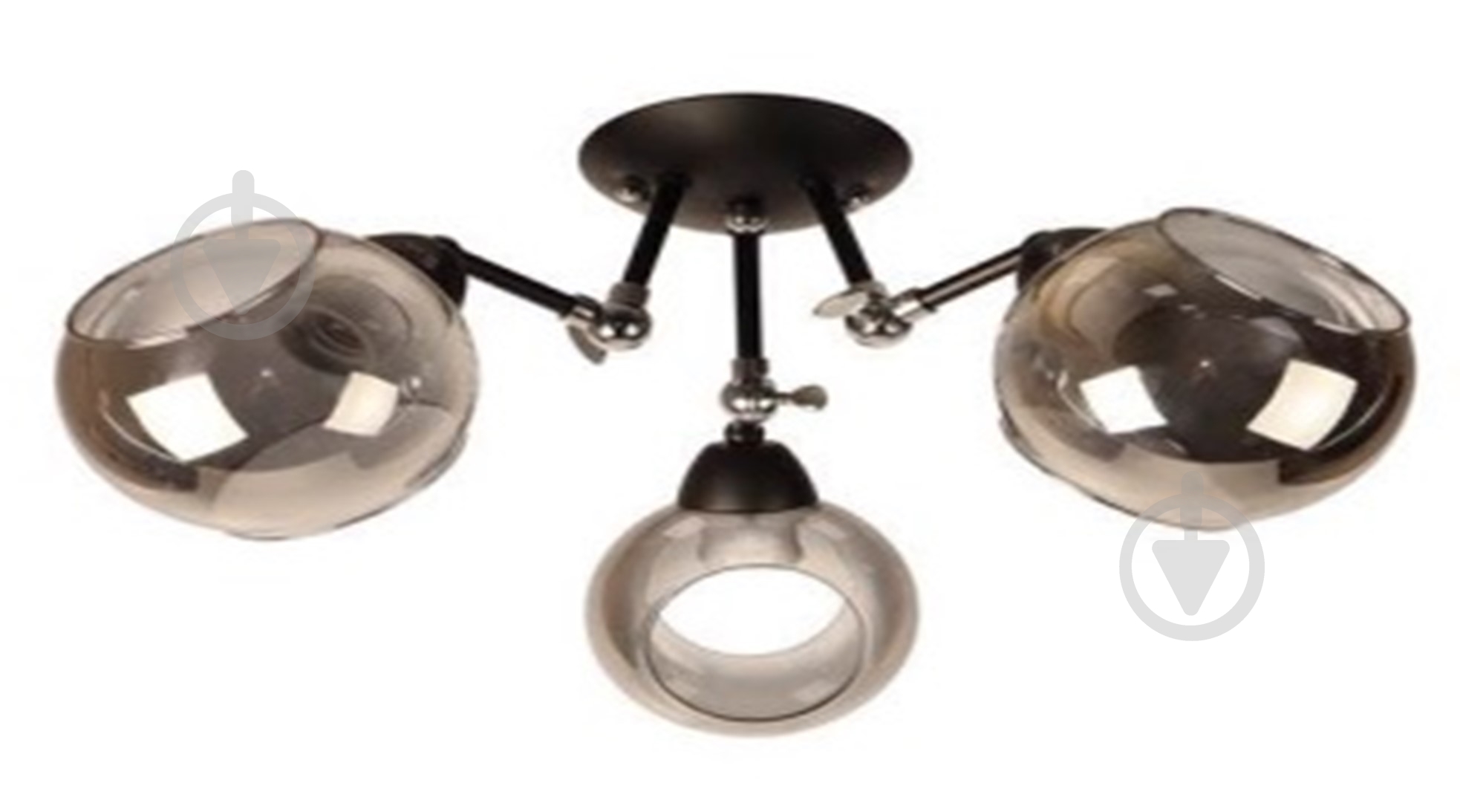 Люстра потолочная Focus Light 3x60 Вт E27 черный 3260/3 - фото 1