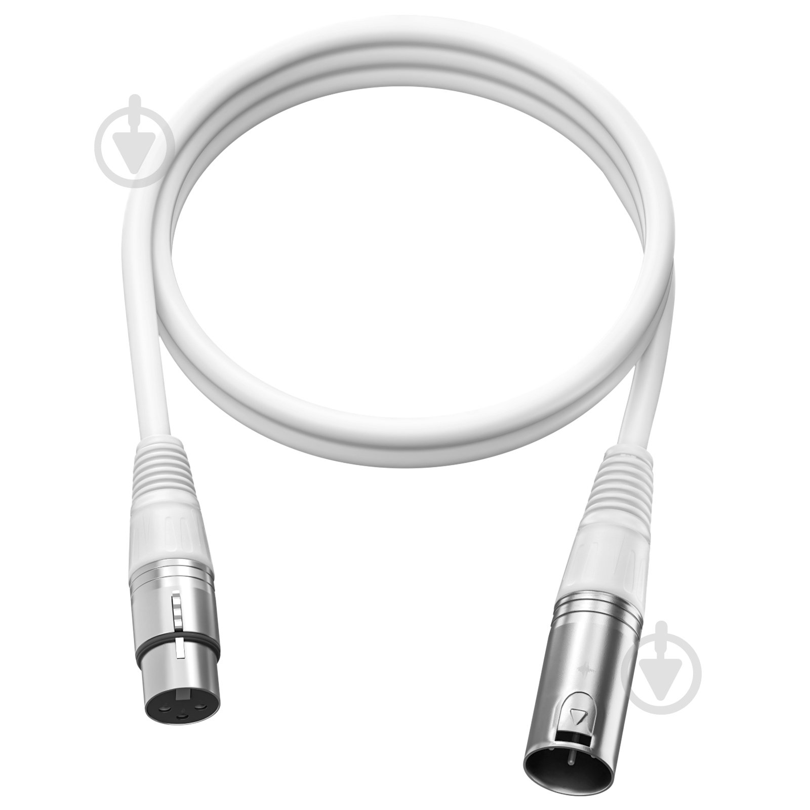 Кабель микрофонный FIFINE L9CW XLR Male to Femal 1,8m White (L9CW) - фото 1