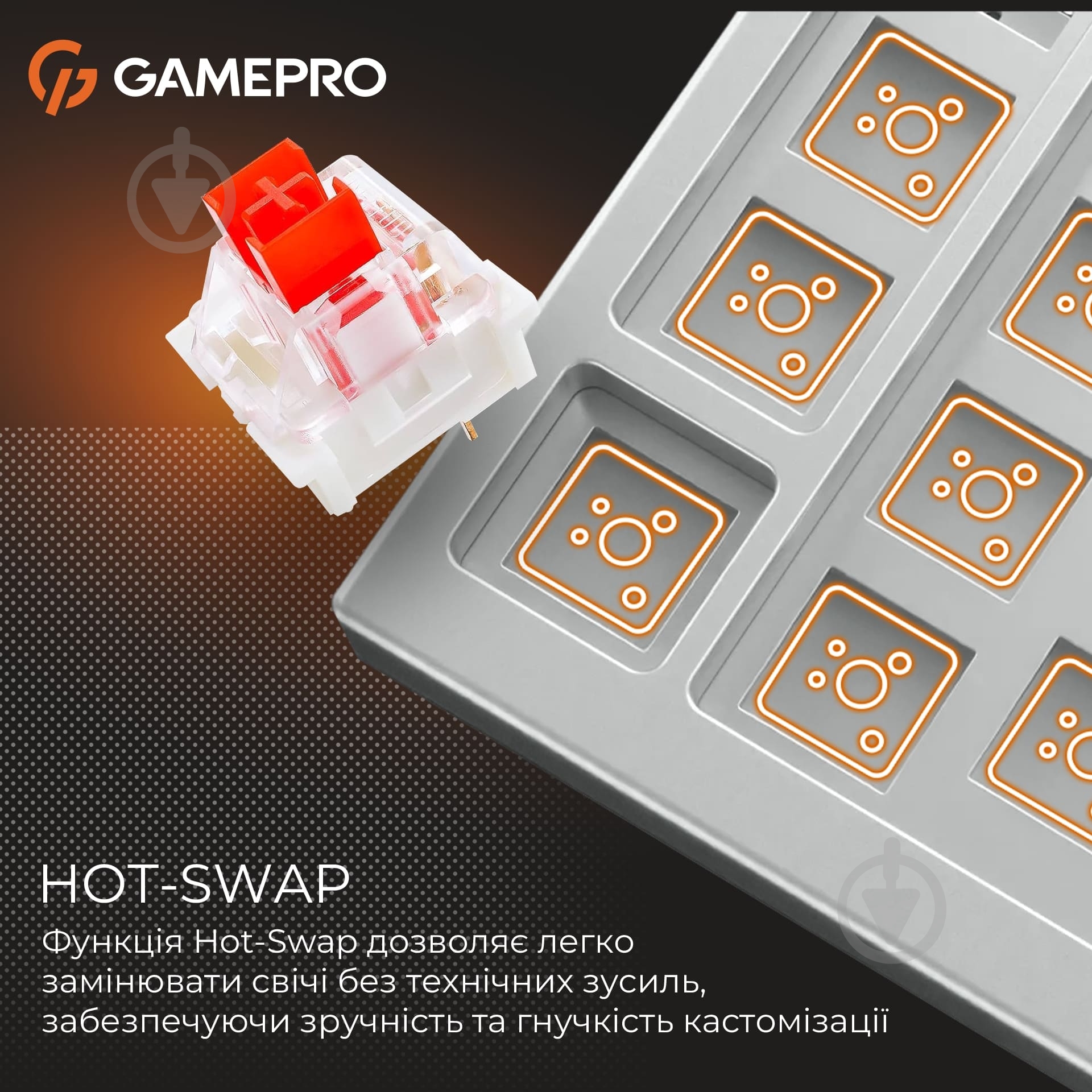 Клавиатура игровая GamePro Joker Pro (MK124G Pro) gray - фото 9 Клавиатура игровая GamePro Joker Pro (MK124G Pro) gray - фото 9