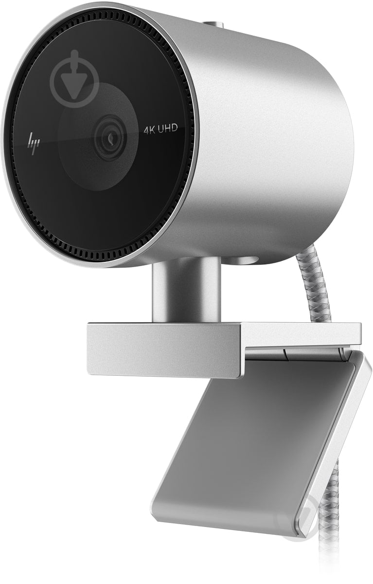 Веб-камера HP 950 4K USB Silver - фото 2