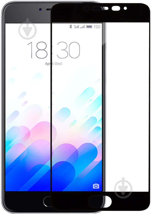 Защитное стекло MakeFuture Full Cover для Meizu M3 Note (MGFC-MM3NB) - фото 1