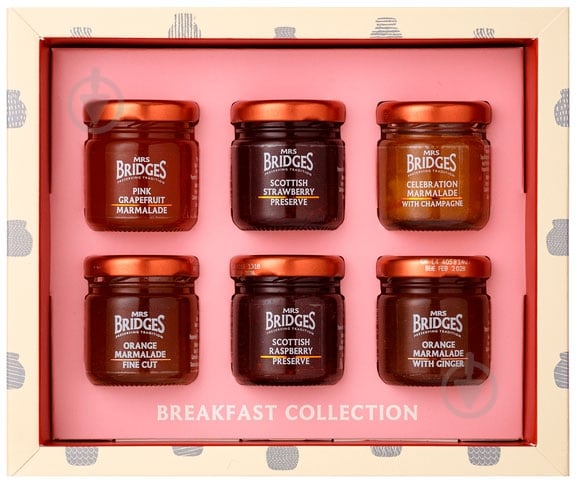 Набор конфитюров Mrs Bridges апельсиново-ягодных 6х42 г - фото 1