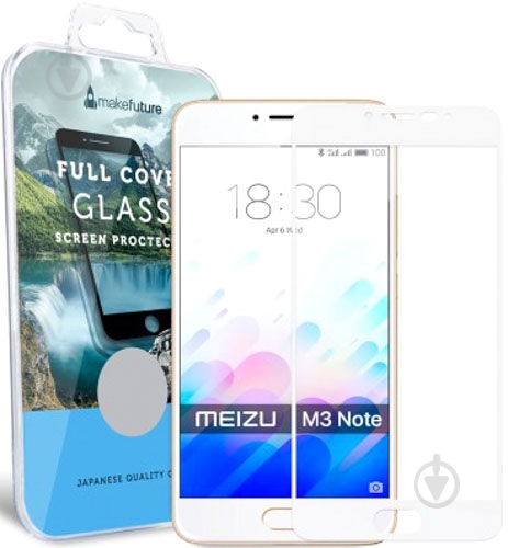 Захисне скло MakeFuture Full Cover для Meizu M3 Note (MGFC-MM3NW) - фото 1 Захисне скло MakeFuture Full Cover для Meizu M3 Note (MGFC-MM3NW) - фото 1