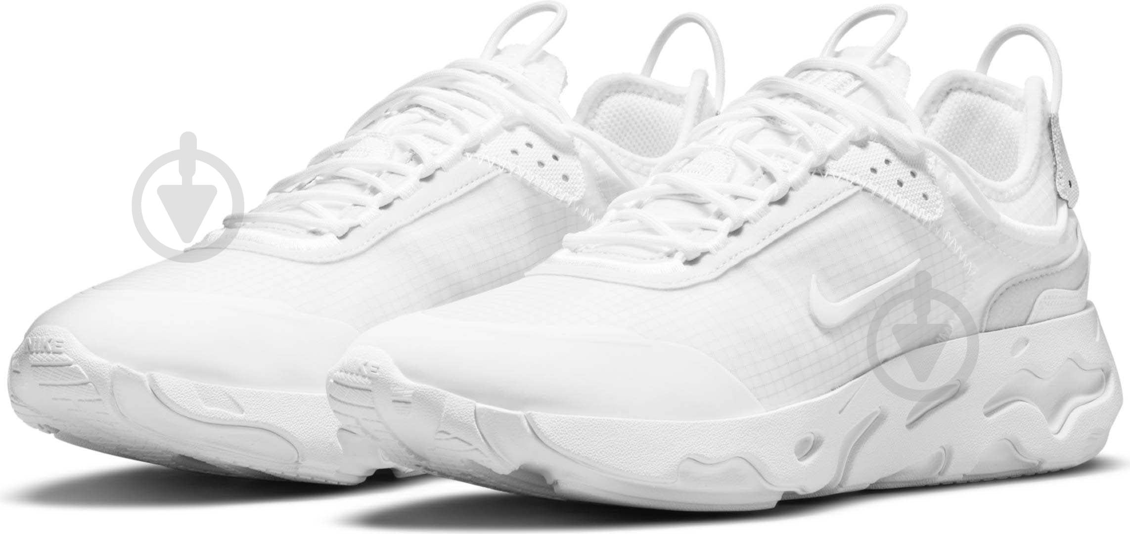 Кросівки чоловічі демісезонні Nike React Live CV1772-101 р.44 білі - фото 6