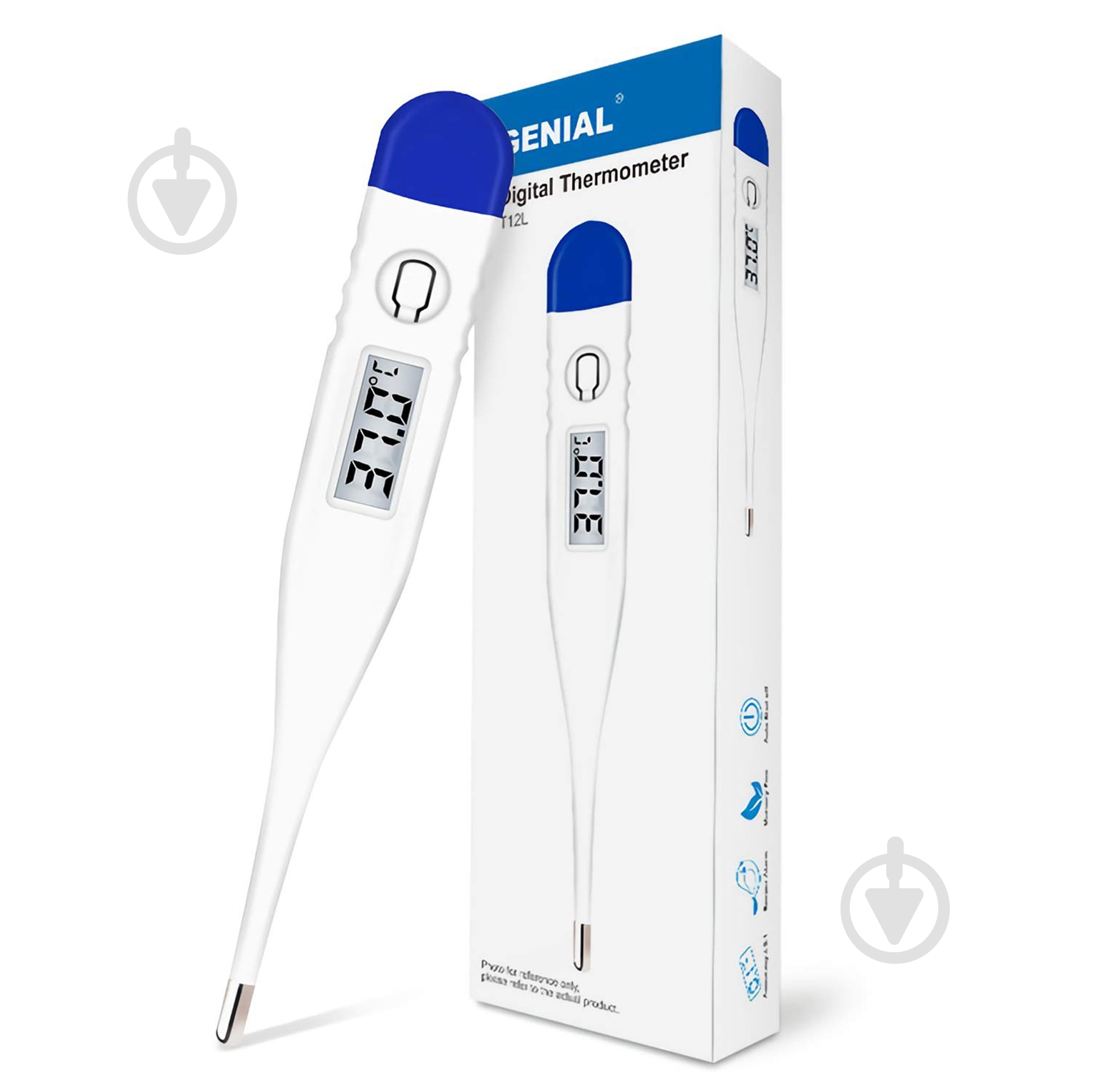 Термометр цифровий Genial Т12L - фото 1 Термометр цифровий Genial Т12L - фото 1