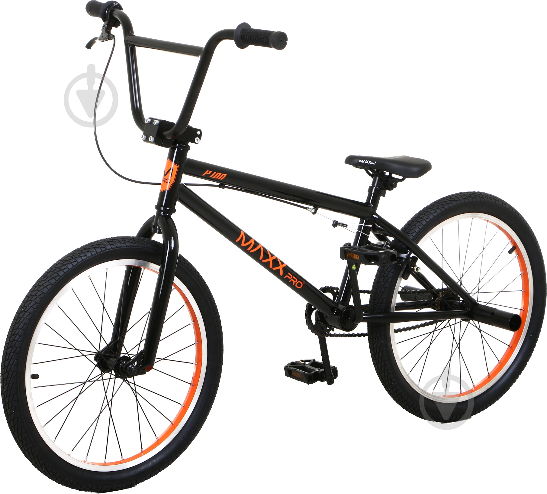 Велосипед MaxxPro 20" 11"(28 см) P-100 P-100-MAXX черный - фото 1