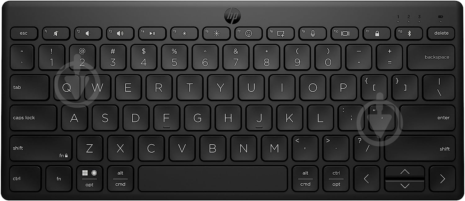 Клавиатура HP 350 Compact Multi-Device BT UKR (692S8AA) black - фото 1