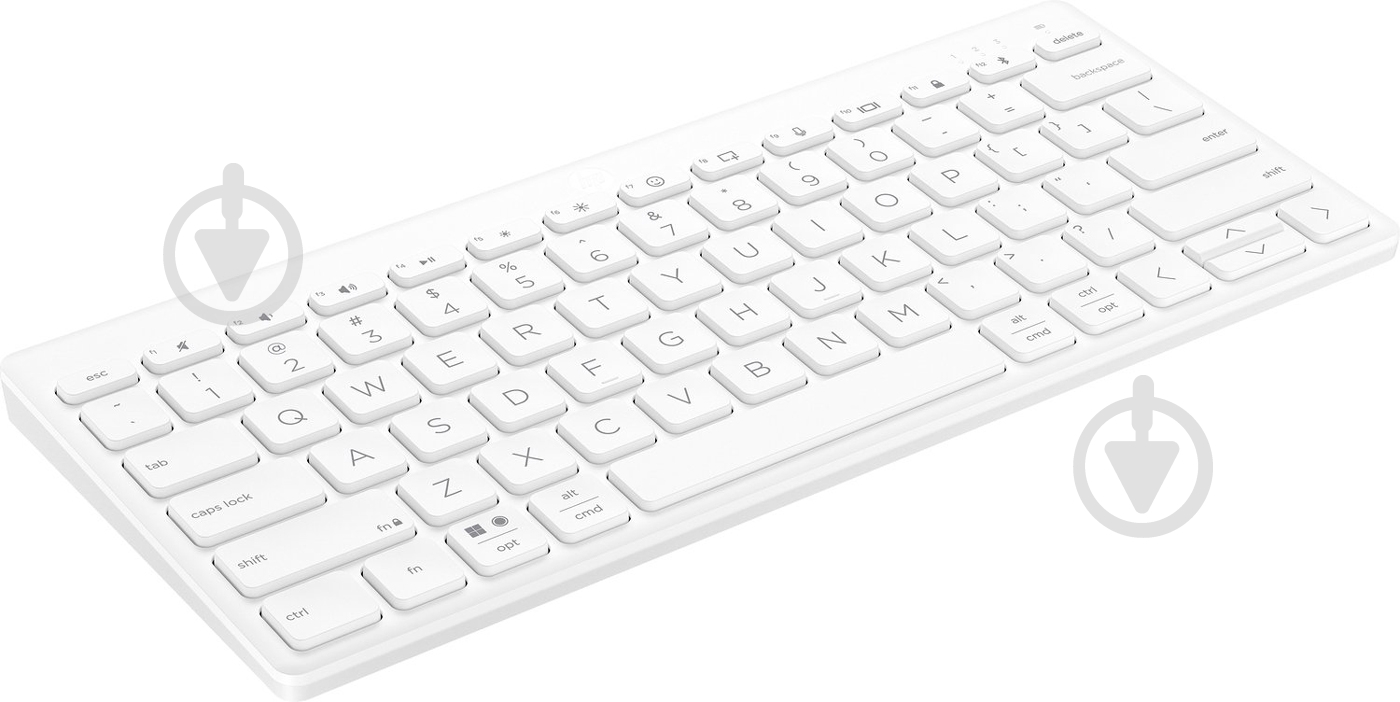 Клавиатура HP 350 Compact Multi-Device BT UKR (692T0AA) white - фото 4