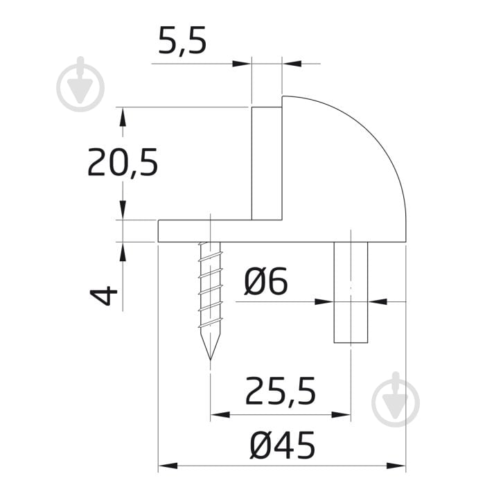 Стопор дверной Amig мод.101 античная бронза - фото 2 Стопор дверной Amig мод.101 античная бронза - фото 2