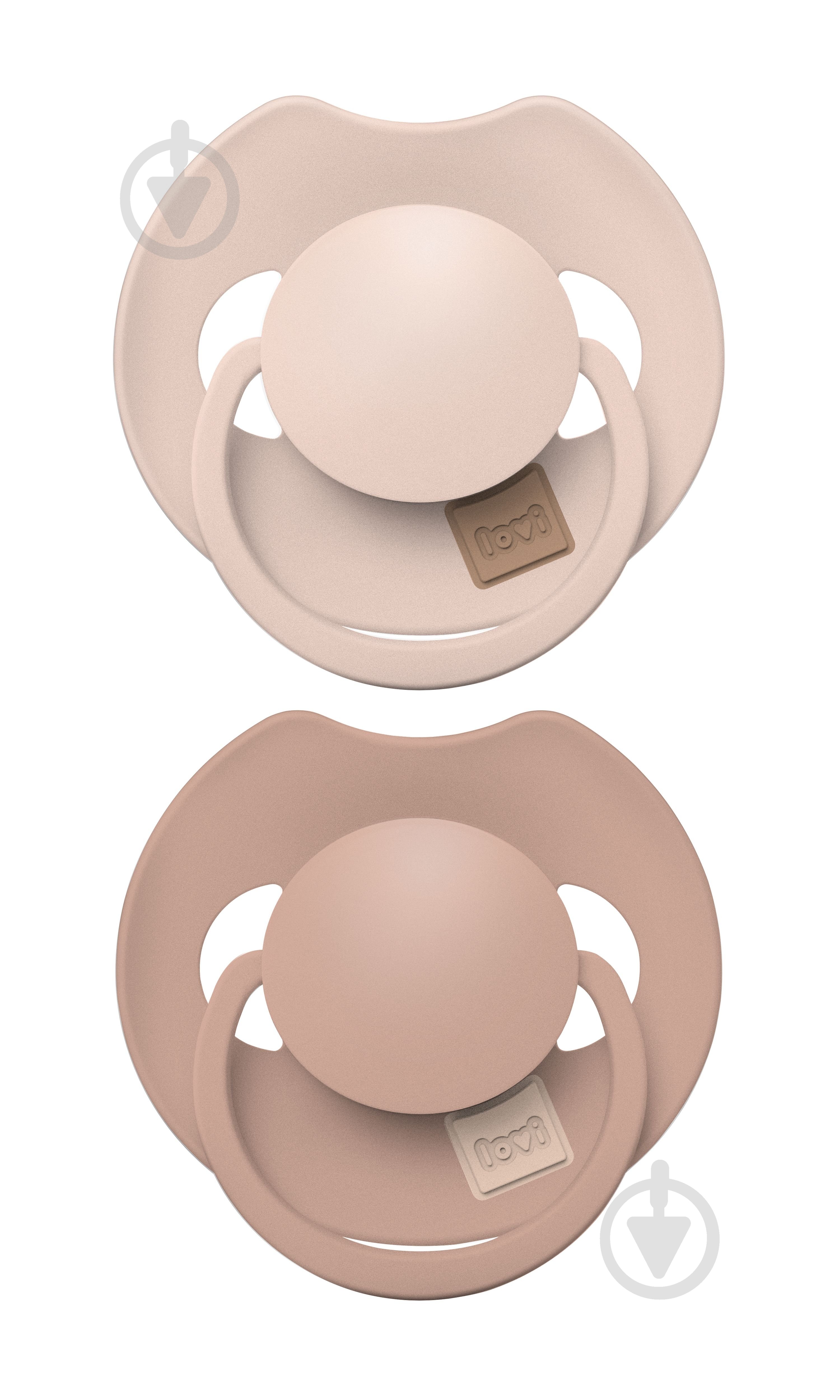 Пустышка динамическая Lovi Prime 6-18 мес 2 шт Nude/Blush (34/406) - фото 1