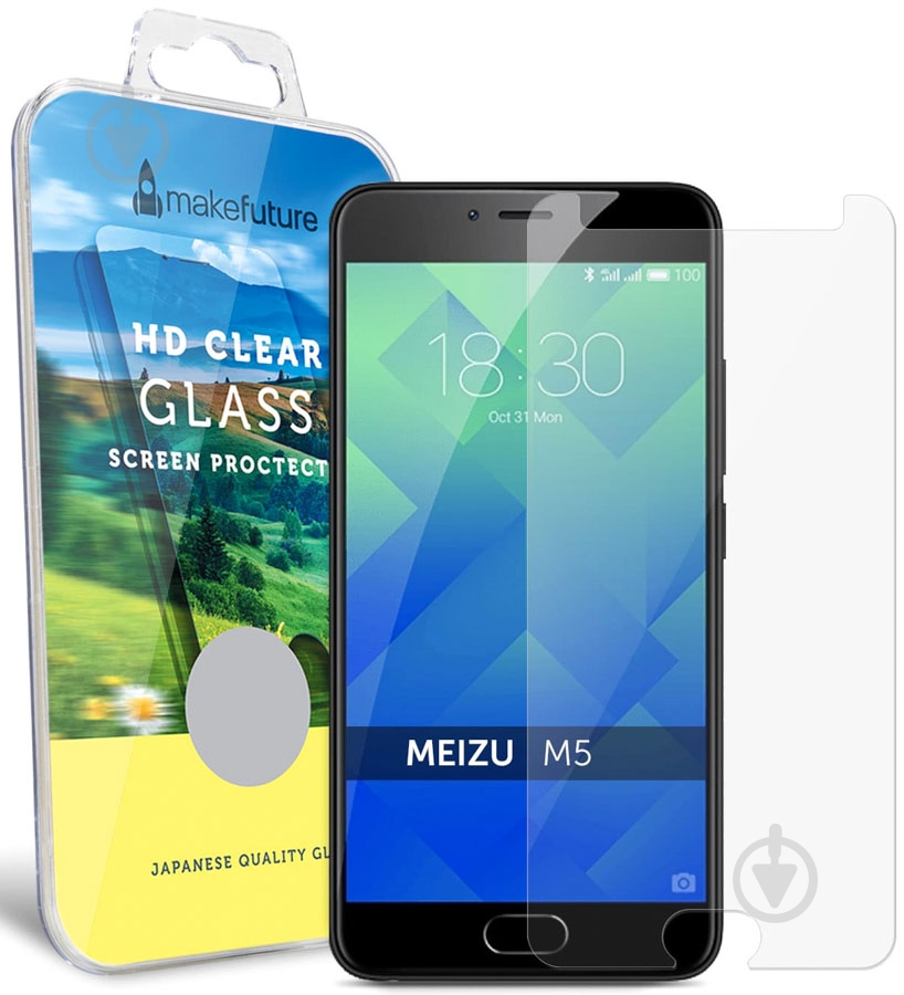 Защитное стекло MakeFuture для Meizu M5 (MG-MM5) - фото 2 Защитное стекло MakeFuture для Meizu M5 (MG-MM5) - фото 2