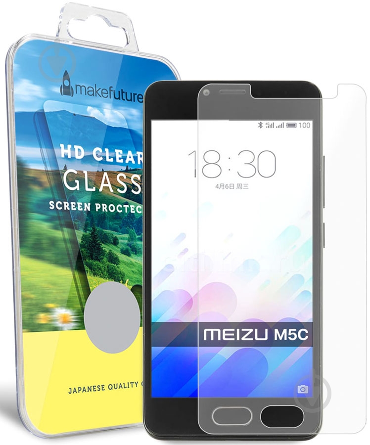 Защитное стекло MakeFuture для Meizu M5C (MG-MM5C) - фото 2 Защитное стекло MakeFuture для Meizu M5C (MG-MM5C) - фото 2