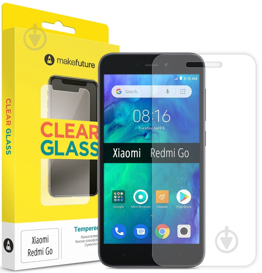 Защитное стекло MakeFuture для Xiaomi Redmi Go (MGC-XRG) - фото 1 Защитное стекло MakeFuture для Xiaomi Redmi Go (MGC-XRG) - фото 1