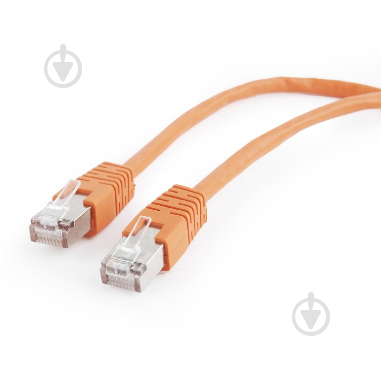 Патч-корд Cablexpert 2 м оранжевый (PP22-2M/O) FTP литой - фото 2 Патч-корд Cablexpert 2 м оранжевый (PP22-2M/O) FTP литой - фото 2