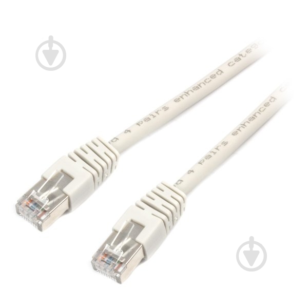 Патч-корд Cablexpert 5 м серый (PP22-5M) FTP литой - фото 2