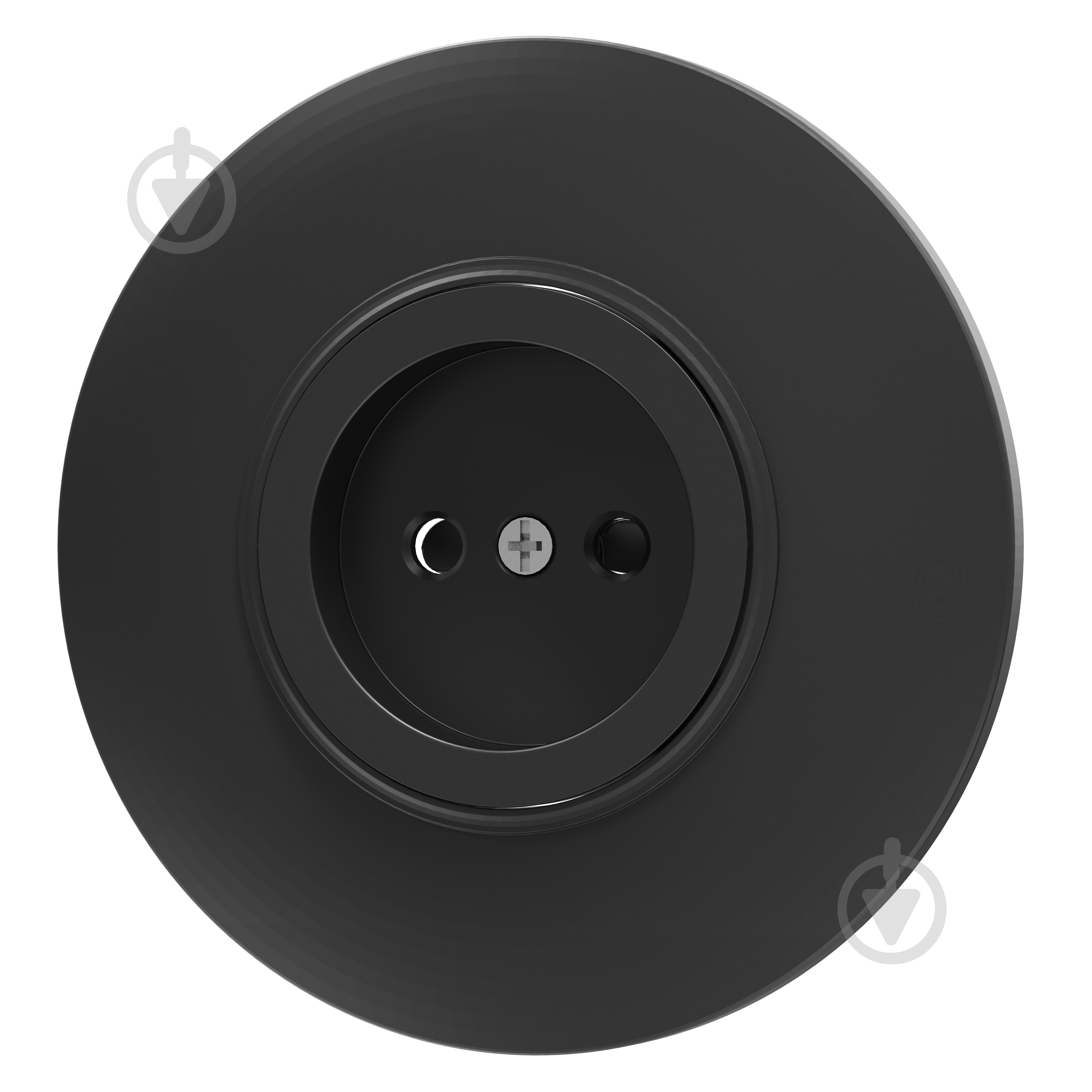 Рамка одномісна HausMark Rondo універсальна чорний - фото 3