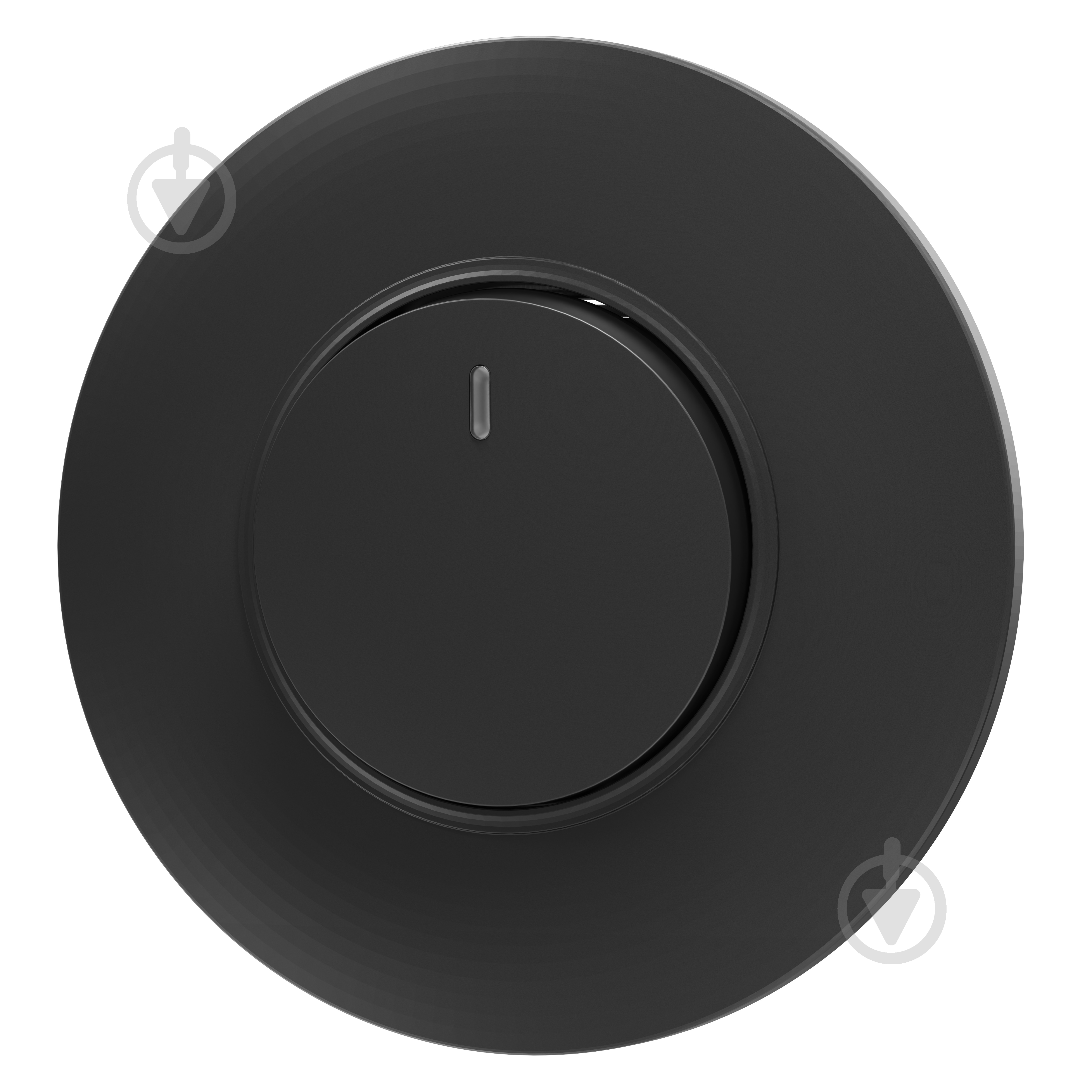 Рамка одномісна HausMark Rondo універсальна чорний - фото 4