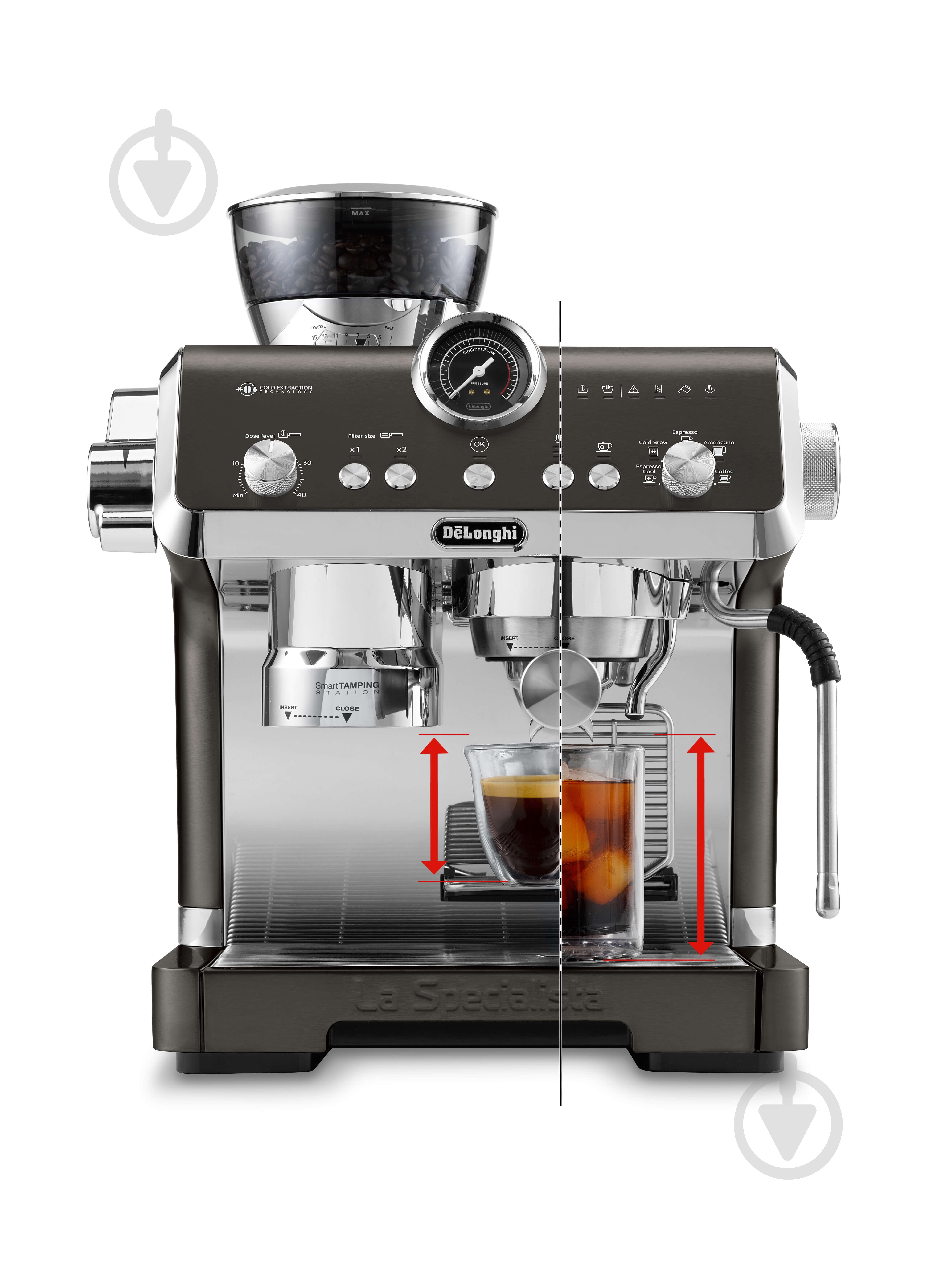 Кавоварка ріжкова Delonghi La Specialista Opera EC9555.BK - фото 10
