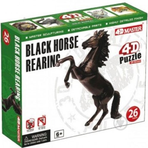 Пазл 4D Master Чорний кінь 26523 - фото 1