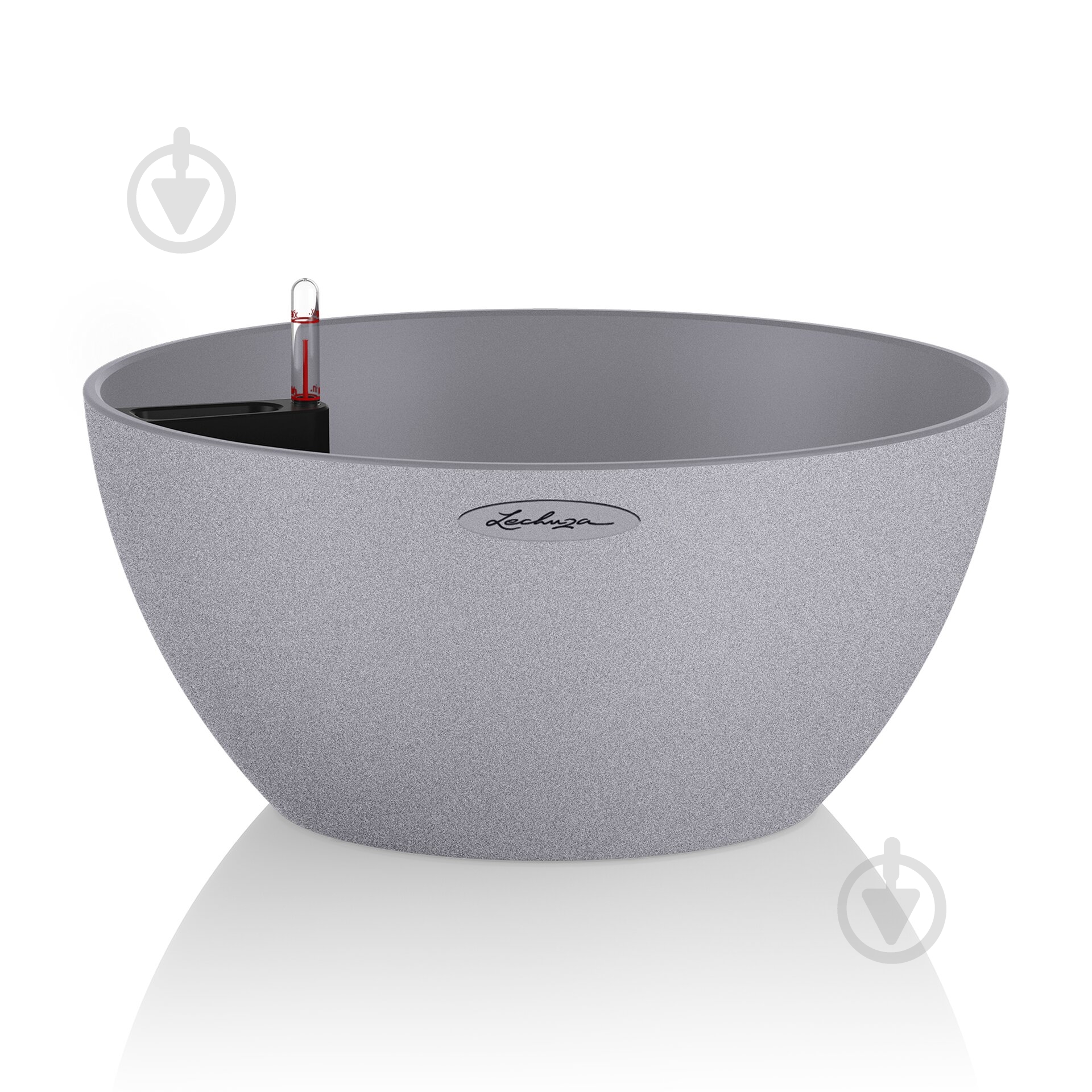 Вазон декоративный Lechuza Cubeto Color 30 круглый 4,5 л серый камень (13830) - фото 1 Вазон декоративный Lechuza Cubeto Color 30 круглый 4,5 л серый камень (13830) - фото 1