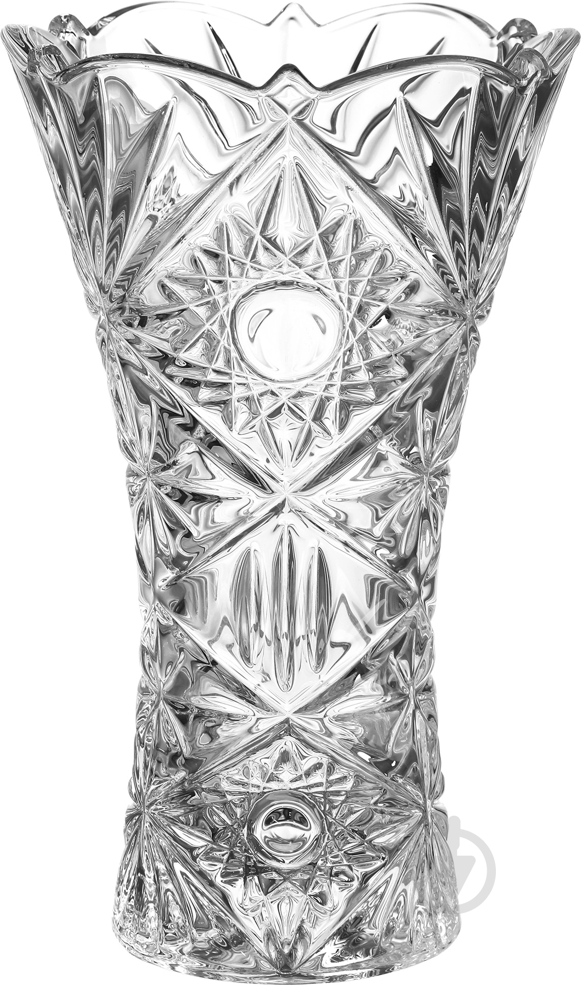 Ваза стеклянная Bohemia Miranda 89001/0/9901 25 см прозрачная NOVA MIRANDA VASE 89001/0/9901 - фото 1